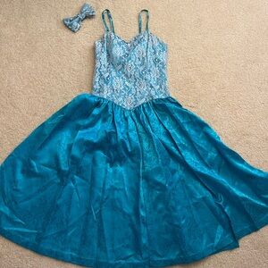 handmade dress and bow